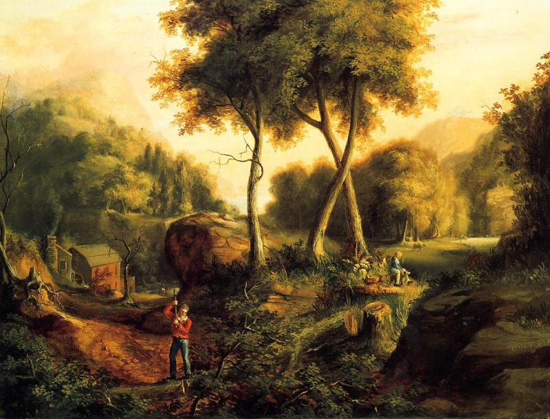 Thomas Cole Landscape1825 China oil painting art